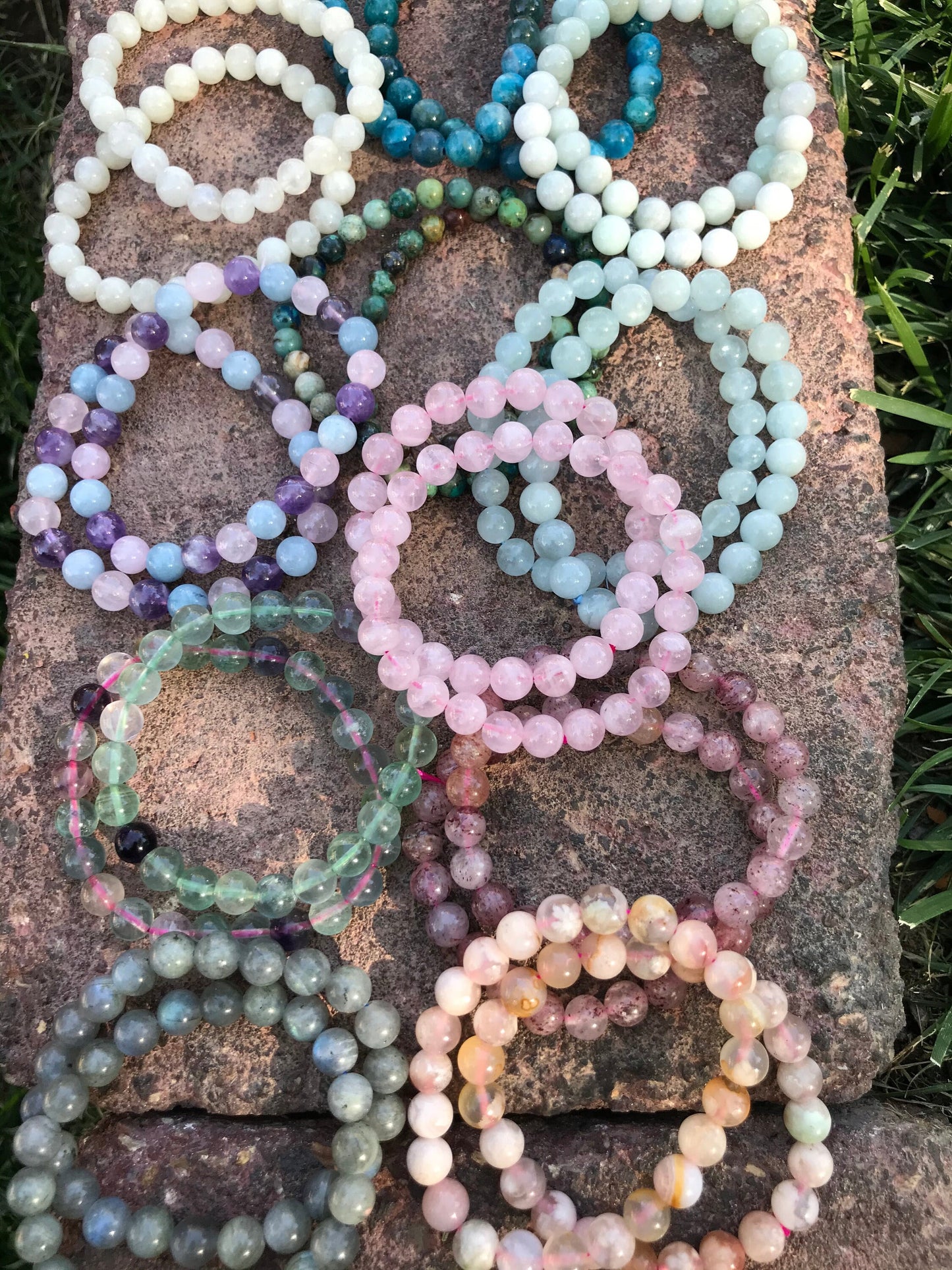 Labradorite Crystal Bracelet with 8mm Beads for Intuition Transformation and Energy Protection Mystic Jewelry for Dreamers and Seekers - Crystals for everyone • Crystals And Cord