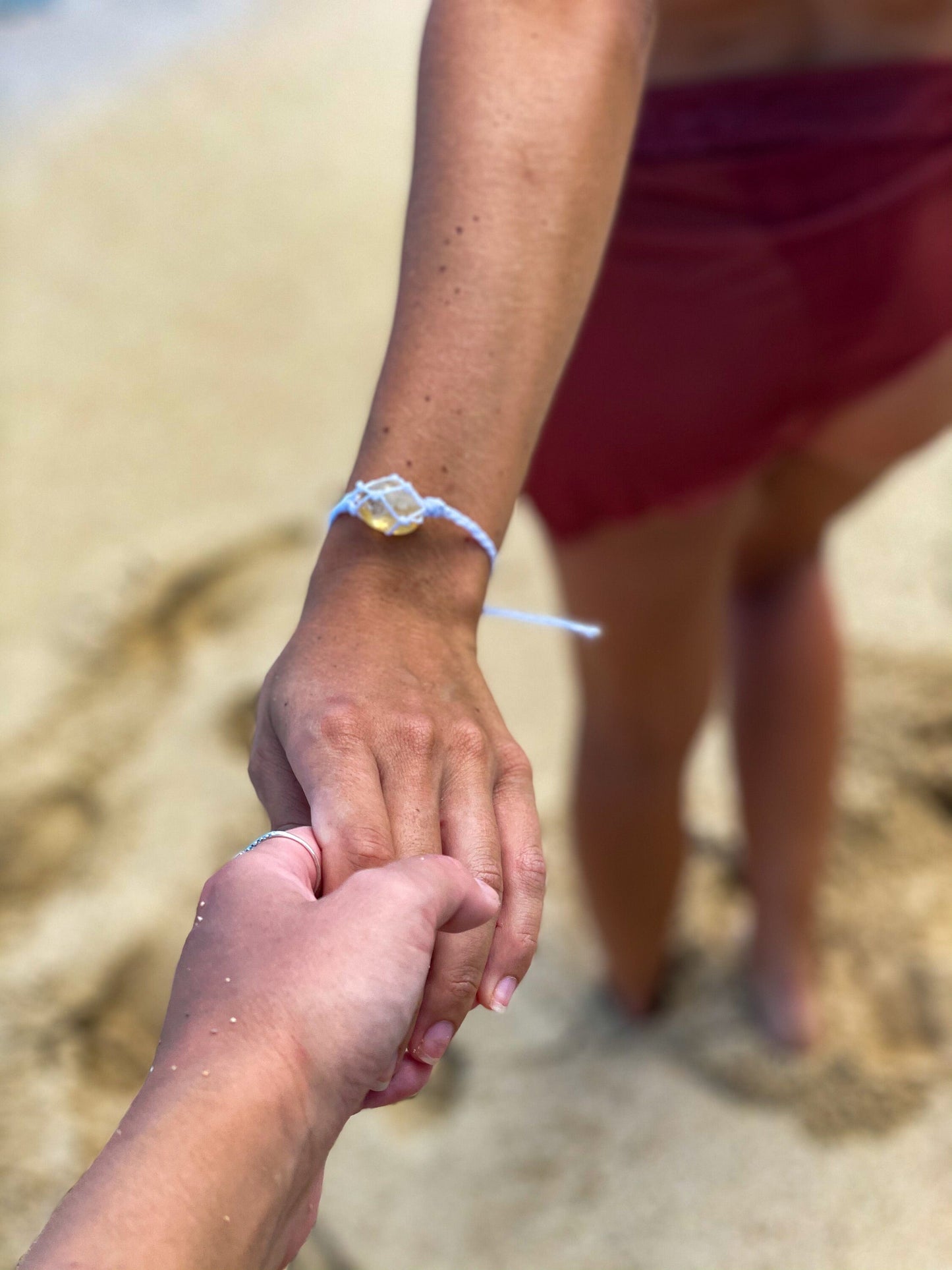 Vibrant Carnelian Hand Knotted Crystal Bracelet with Adjustable Size - Creativity Amplification and Manifesting Stone - Crystals for everyone • Crystals And Cord