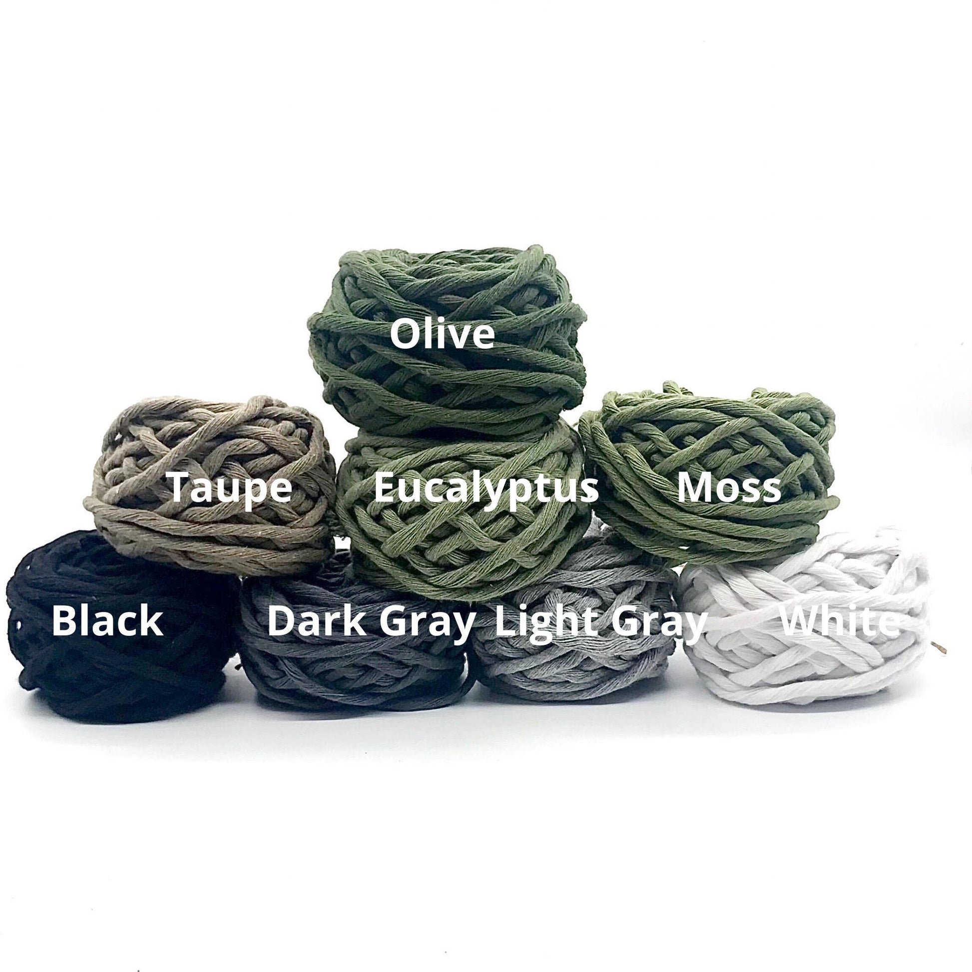 Cotton Macrame Cord – 38 Colors Mini Spools for Fall & Holiday Crafts, DIY Ornaments, Wreaths, Gift Wrapping, Eco-Friendly - Crystals for everyone • Crystals And Cord