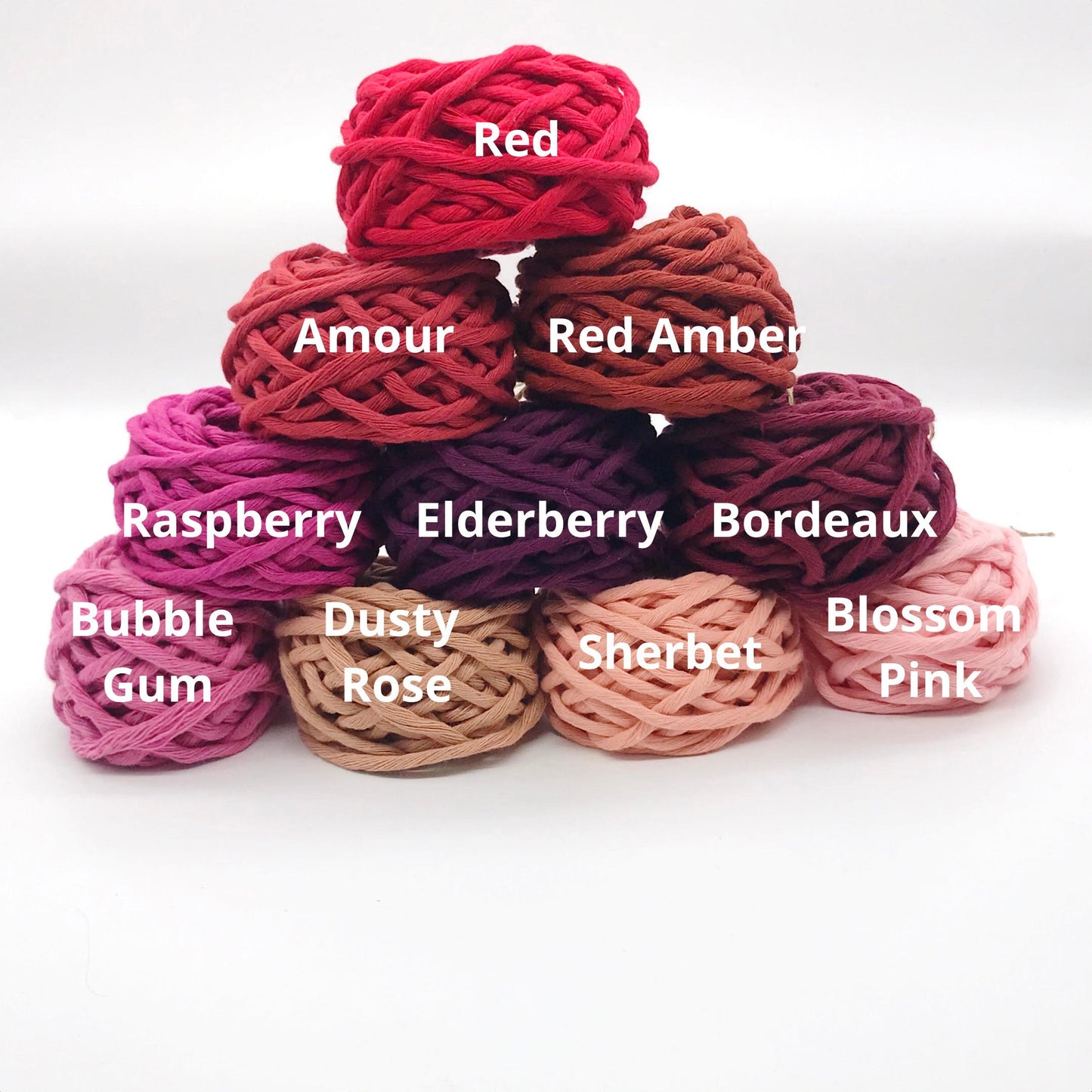 Cotton Macrame Cord – 38 Colors Mini Spools for Fall & Holiday Crafts, DIY Ornaments, Wreaths, Gift Wrapping, Eco-Friendly - Crystals for everyone • Crystals And Cord