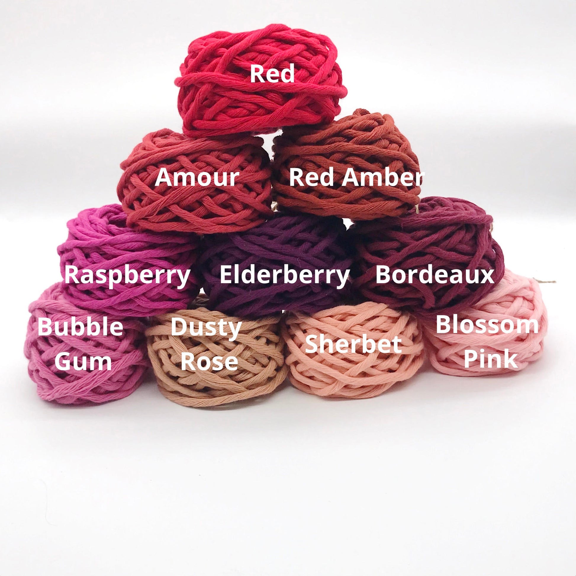 Cotton Macrame Cord – 38 Colors Mini Spools for Fall & Holiday Crafts, DIY Ornaments, Wreaths, Gift Wrapping, Eco-Friendly - Crystals for everyone • Crystals And Cord
