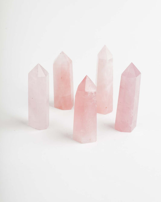 Rose Quartz Tower – Polished Pink Crystal for Love, Healing & Heart Chakra Energy – Standing Point for Decor or Meditation - Crystals for everyone • Crystals And Cord