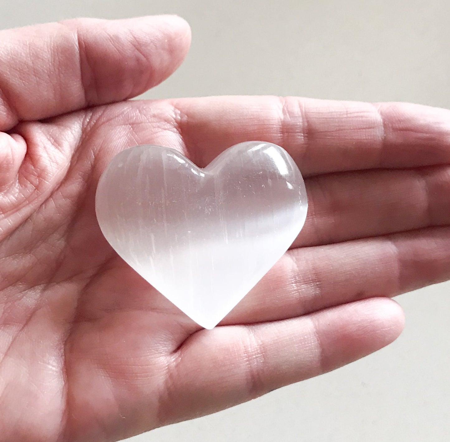 Natural Moroccan Selenite Heart for Clarity and Stress Relief - Crystals for everyone • Crystals And Cord