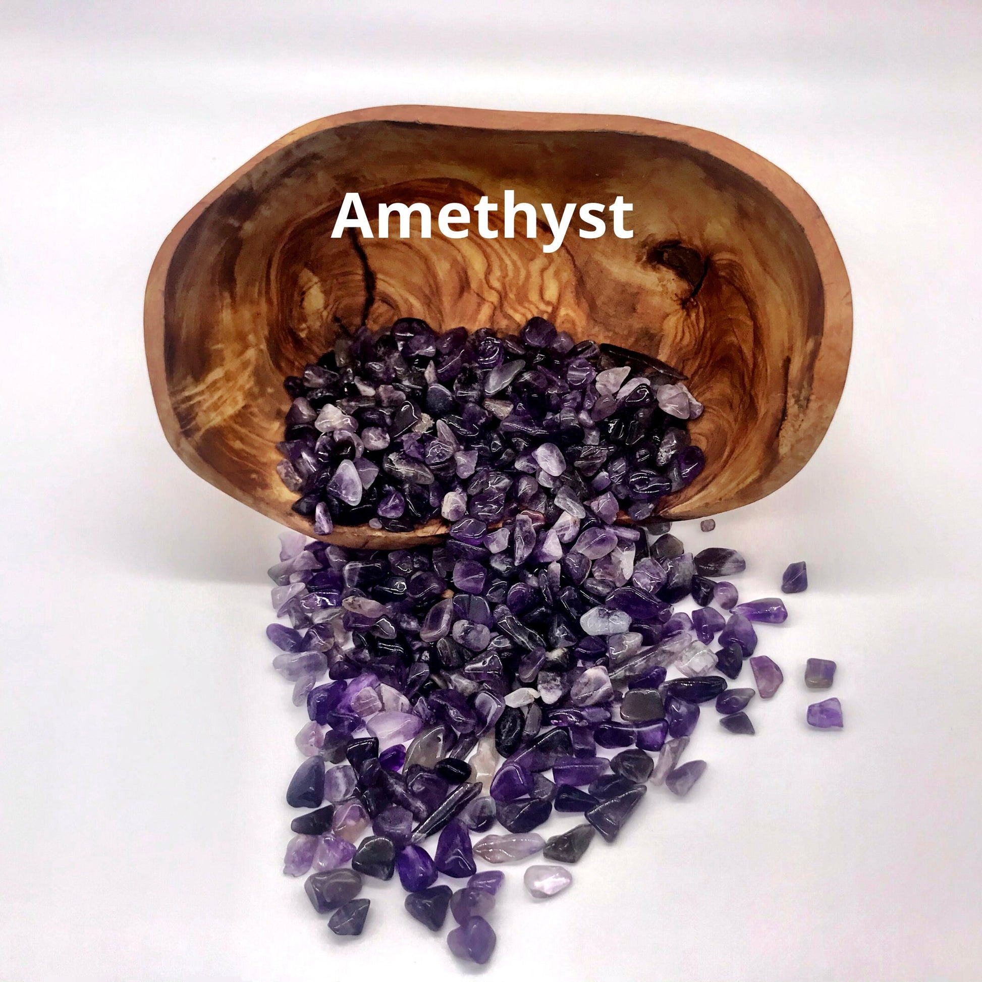 Natural Amethyst Semi Tumbled Gemstone Chips for Crystal Grids, Altars, and Crafts - Genuine Healing Stones for Protection and Purification - Crystals for everyone • Crystals And Cord