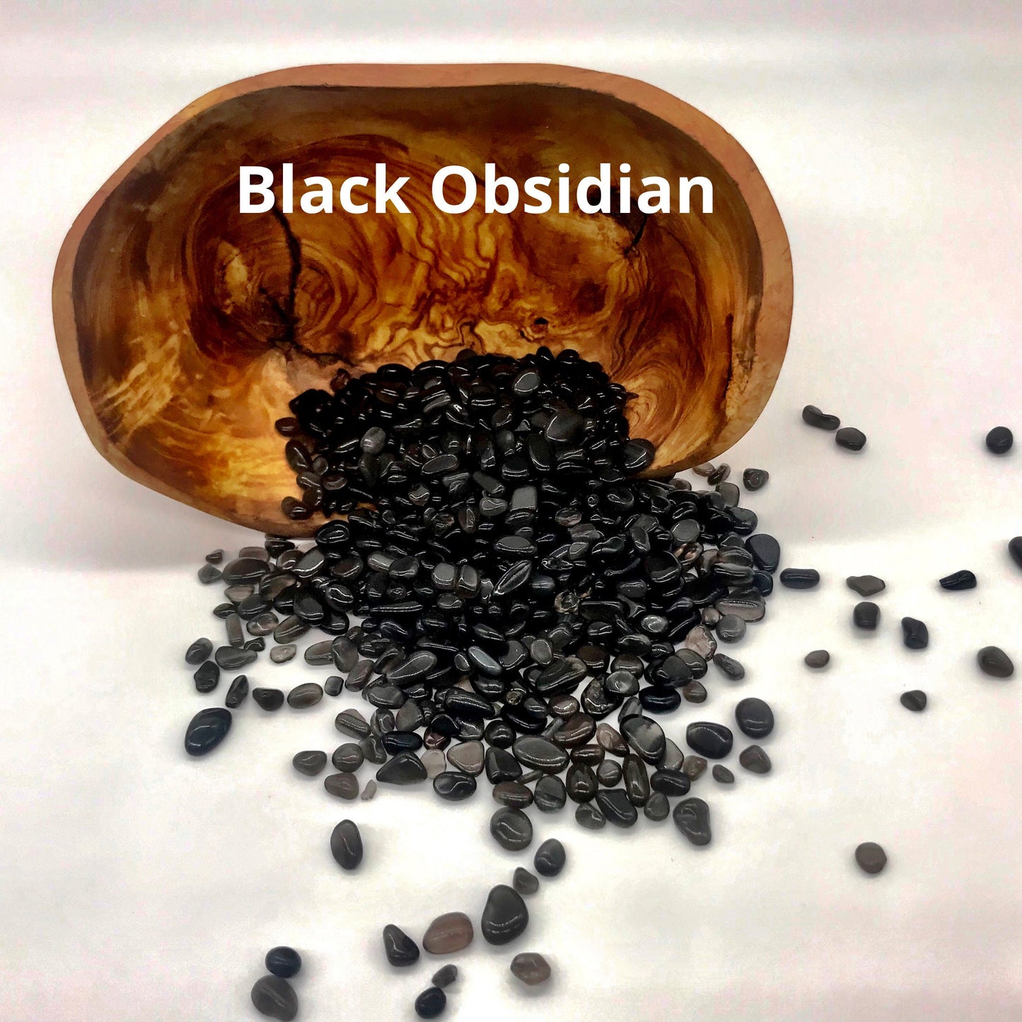 Natural Black Obsidian Gemstone Chips for Protection, Grounding, and Financial Success - Crystals for everyone • Crystals And Cord