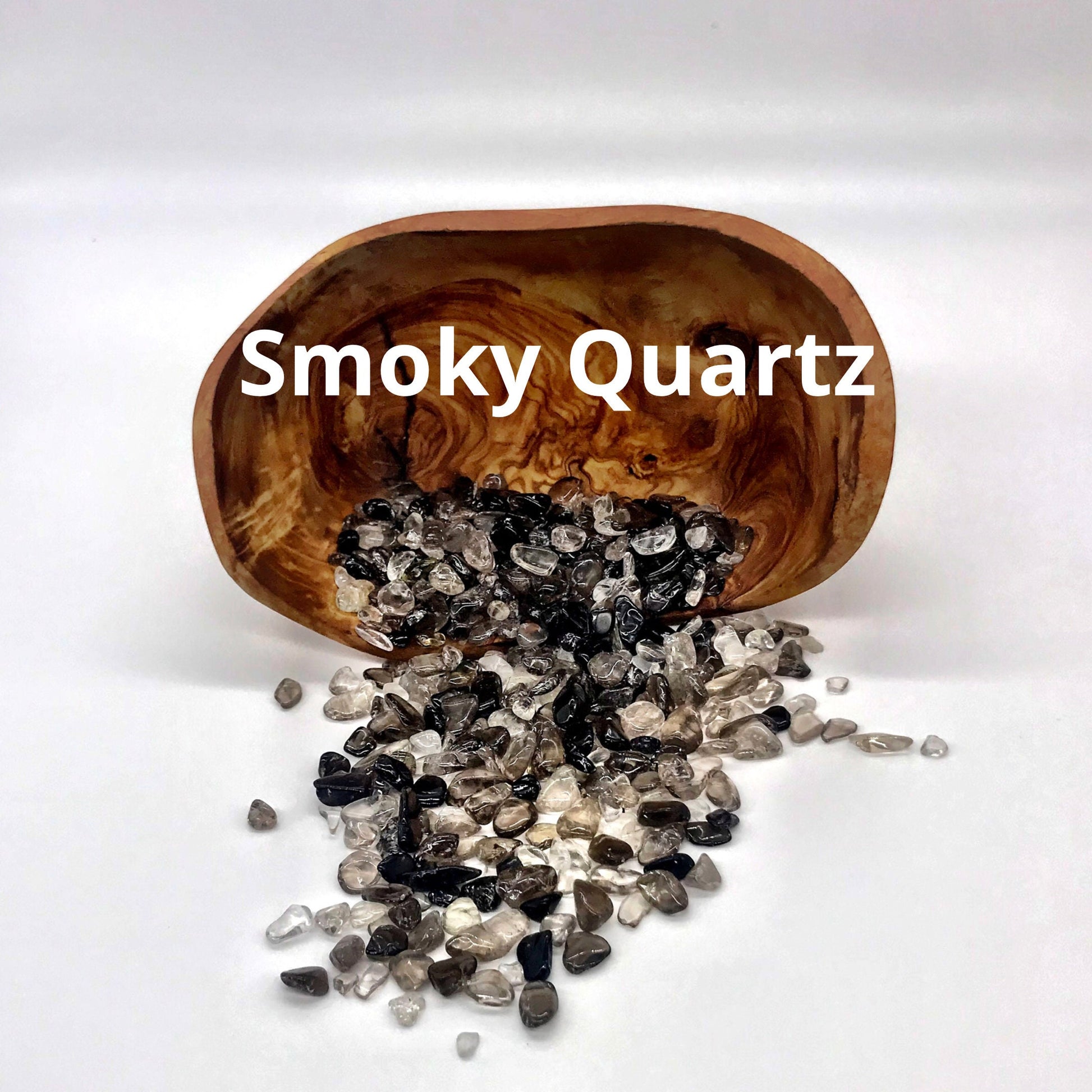 Natural Smoky Quartz Gemstone Chips for Crystal Grids and Crafts - Calming Energy, Stress Relief, Positive Vibes, Manifesting Dreams - Crystals for everyone • Crystals And Cord