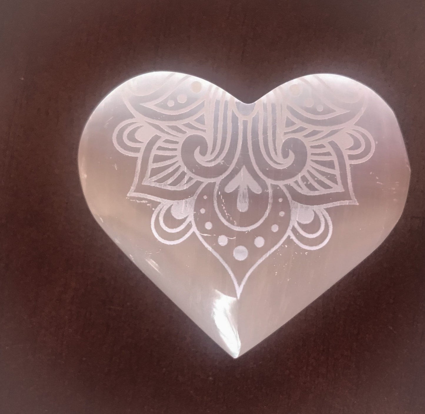 Energy Charging Selenite Heart, Metaphysical Crystal for Calm and Balance - Crystals for everyone • Crystals And Cord