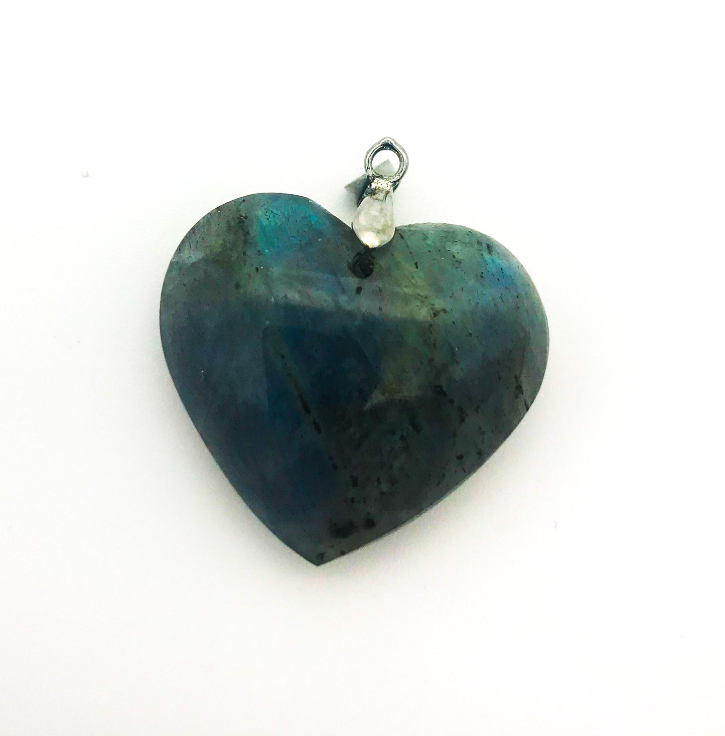 Heart Healing Crystal Pendant with Rose Quartz, Flower Agate, Blue Apatite, Ocean Jasper & Labradorite - Unique Gift for her - Crystals for everyone • Crystals And Cord