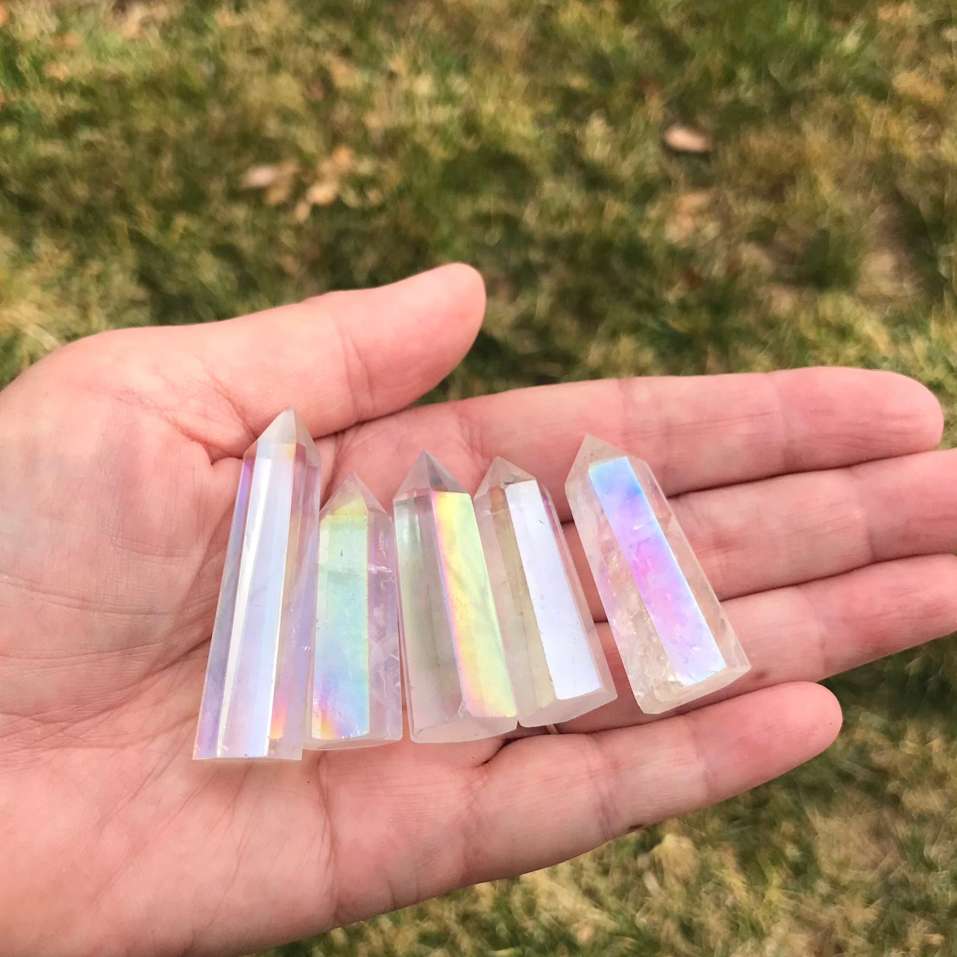 Angel Aura Quartz Mini Towers
