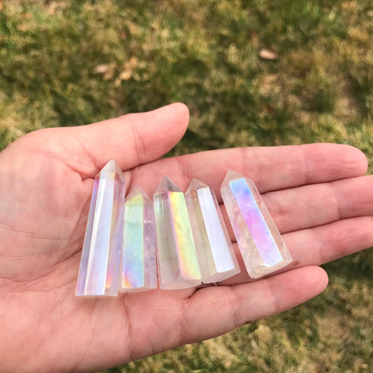 Angel Aura Quartz Mini Towers