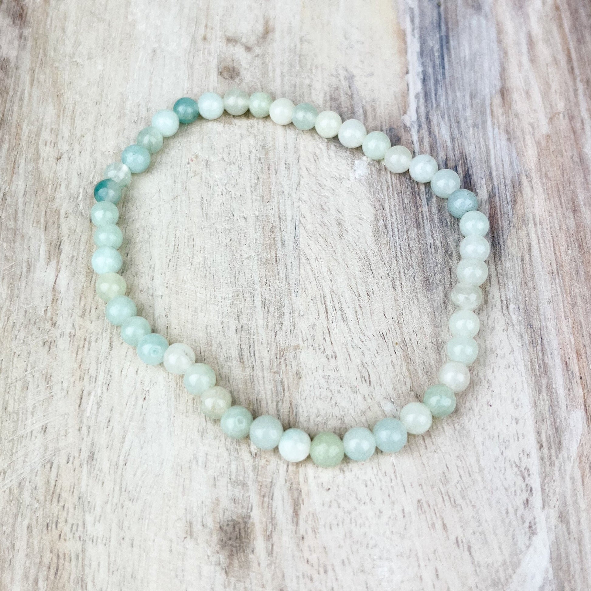 Amazonite Bracelet, Calming Energy Accessory, Healing Crystals and Stones Jewelry - Crystals for everyone • Crystals And Cord