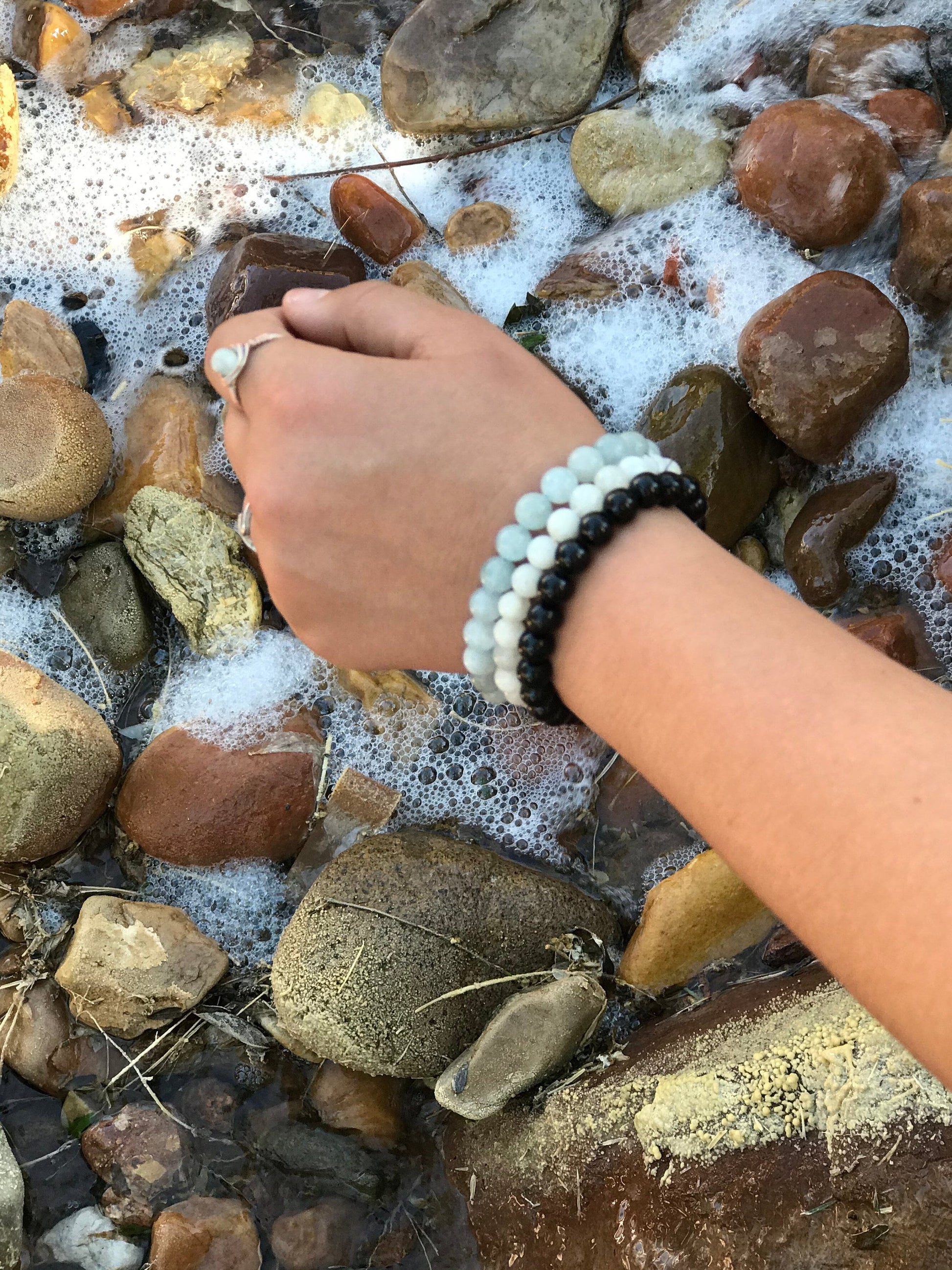 Black Tourmaline Bracelet with 8mm Beads for Protection Energy Shielding and Inner Strength Mystic Crystal Jewelry for Empaths and Seekers - Crystals for everyone • Crystals And Cord