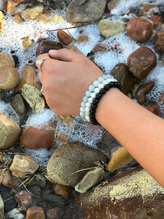 Black Tourmaline Bracelet with 8mm Beads for Protection Energy Shielding and Inner Strength Mystic Crystal Jewelry for Empaths and Seekers - Crystals for everyone • Crystals And Cord
