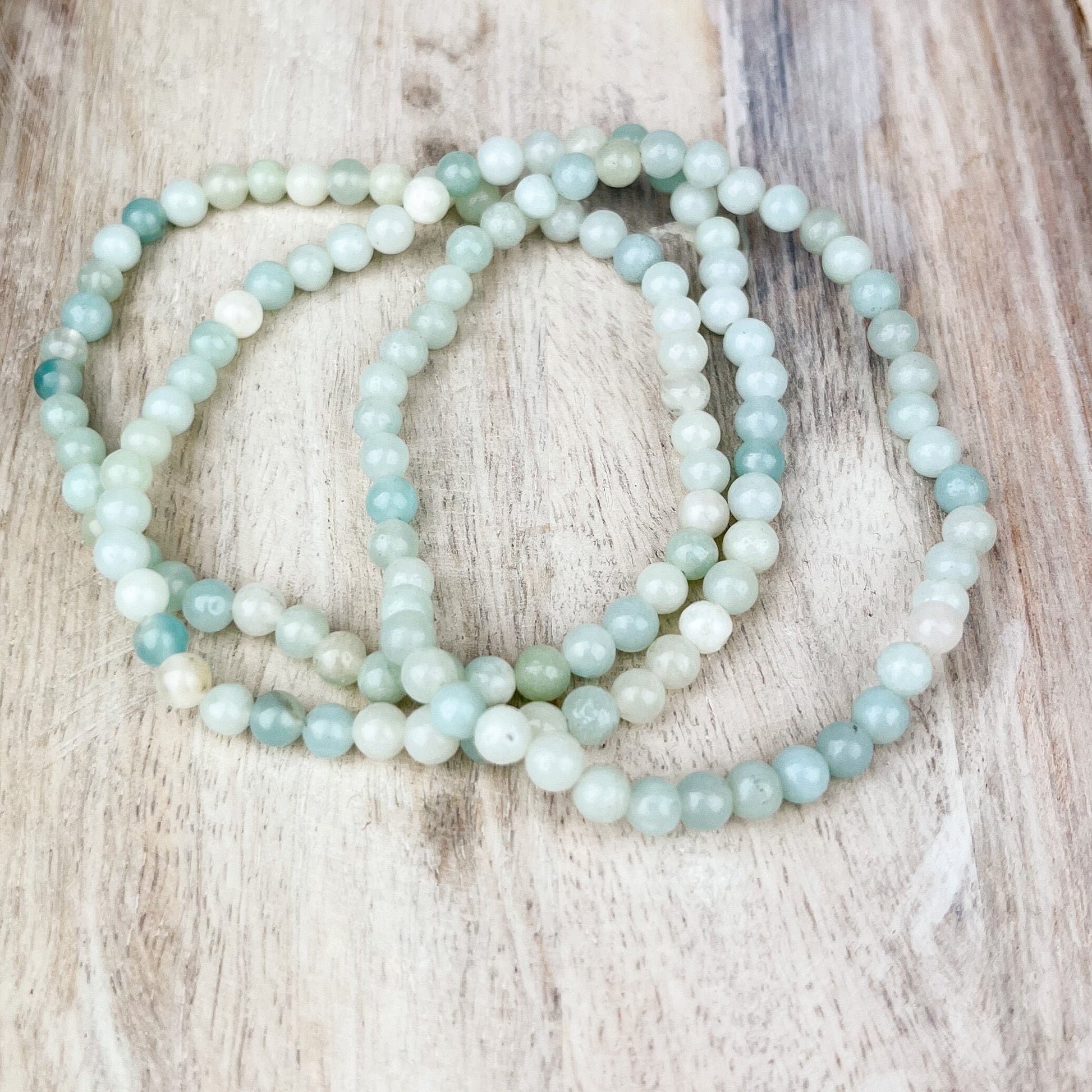 Amazonite Bracelet, Calming Energy Accessory, Healing Crystals and Stones Jewelry - Crystals for everyone • Crystals And Cord