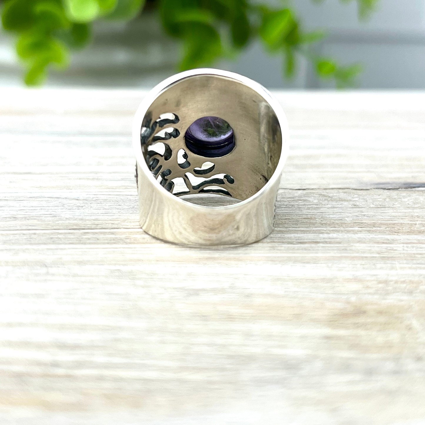 Amethyst Ring Sterling Silver Size 7 • Natural Purple Gemstone Ring • February Birthstone • Crystal Healing Jewelry • Gift for Her - Crystals for everyone • Crystals And Cord