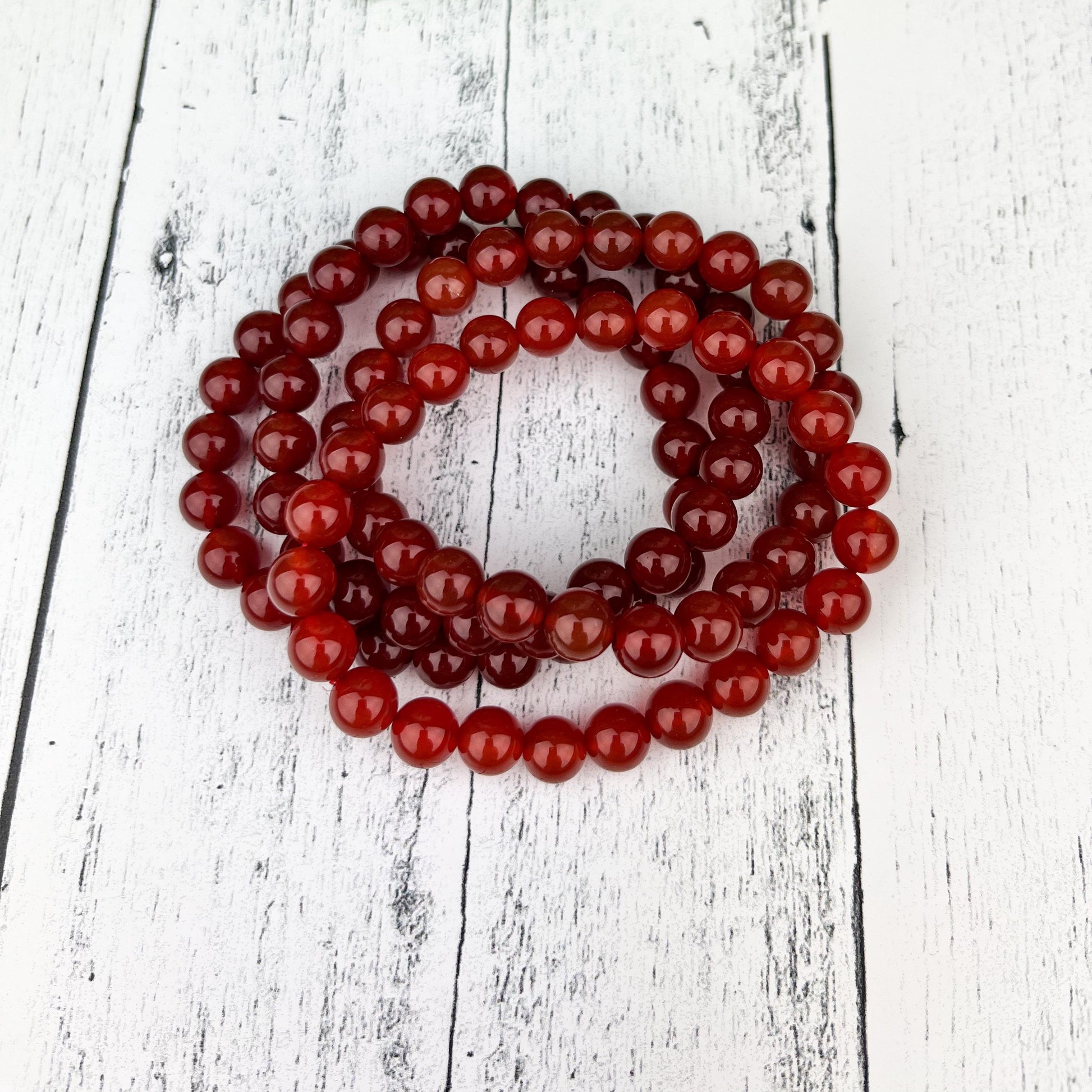 Carnelian Gemstone Bracelet Courage, Creativity & Confidence | November Birthstone Gift, Healing Crystal Jewelry, Fall Holiday Boho - Crystals for everyone • Crystals And Cord