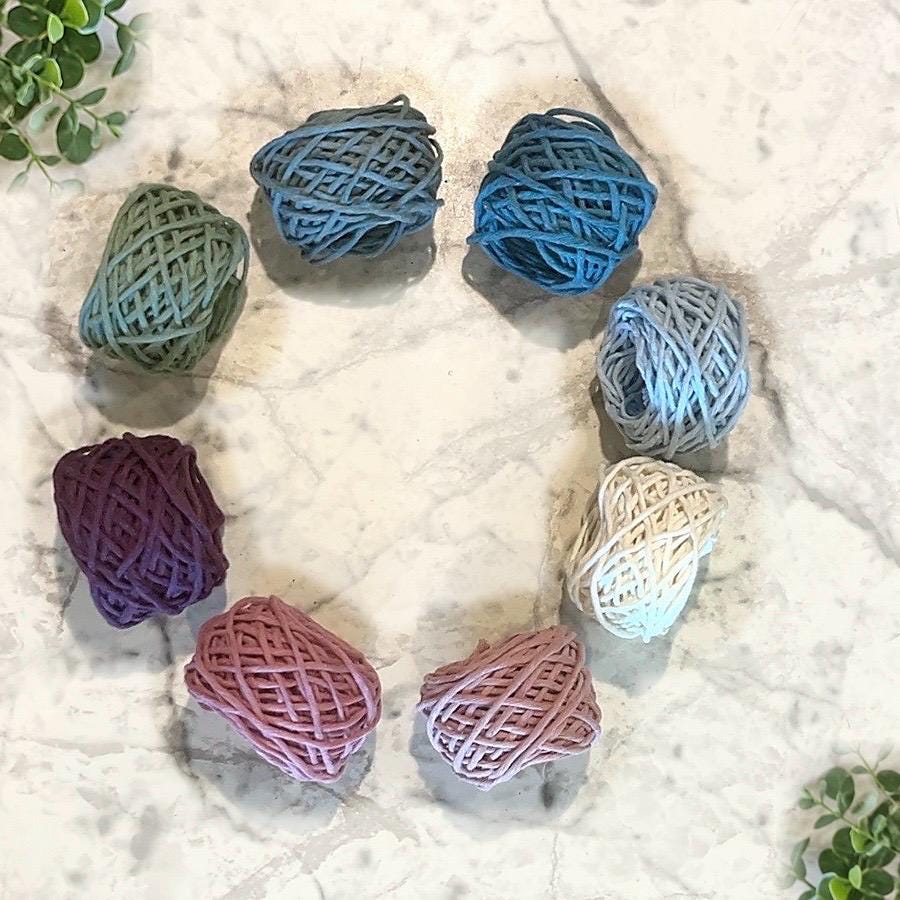 1.5mm Macrame Cord Single Twist – 25 or 50 Ft Mini Spools – Cotton Cord for Earrings, Keychains & Small Crafts