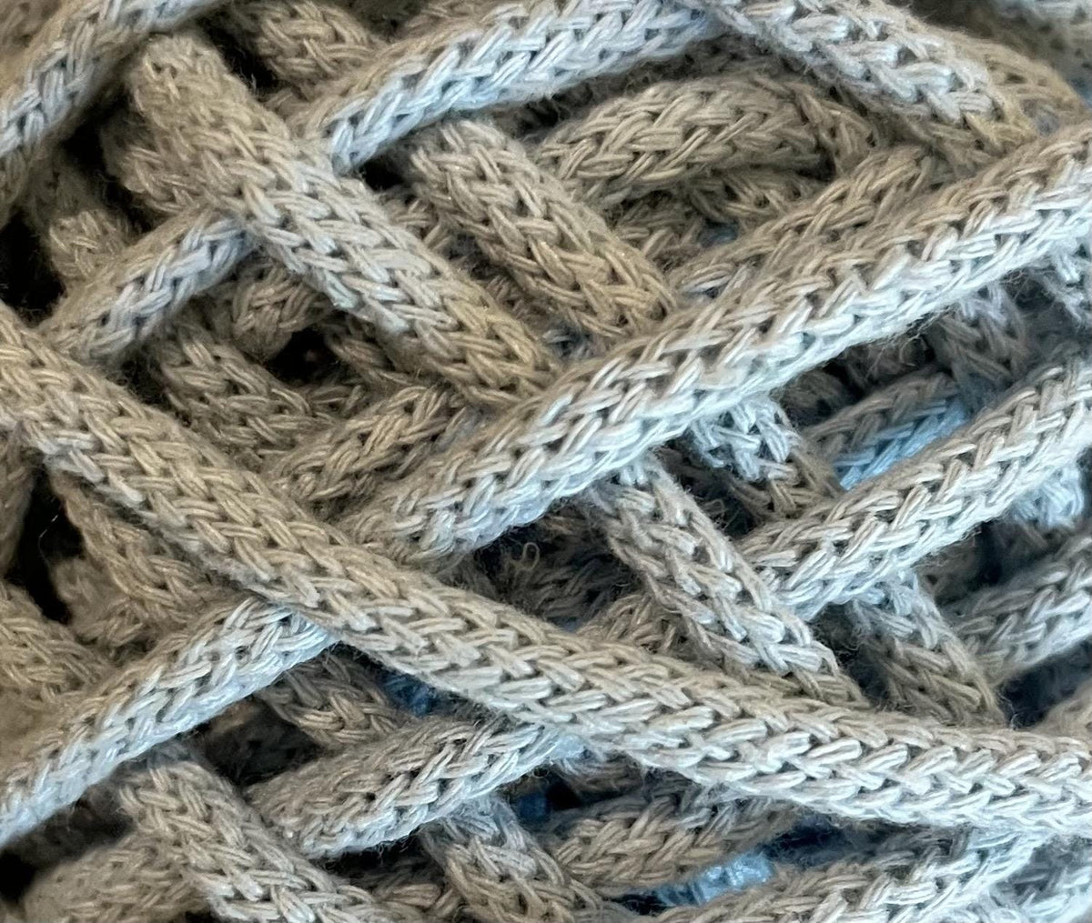 5mm Braided Macrame Cord – Cotton Cord, 50 or 100 Ft Mini Spools – For Bottle Holders, Wall Hangings & Crochet Baskets