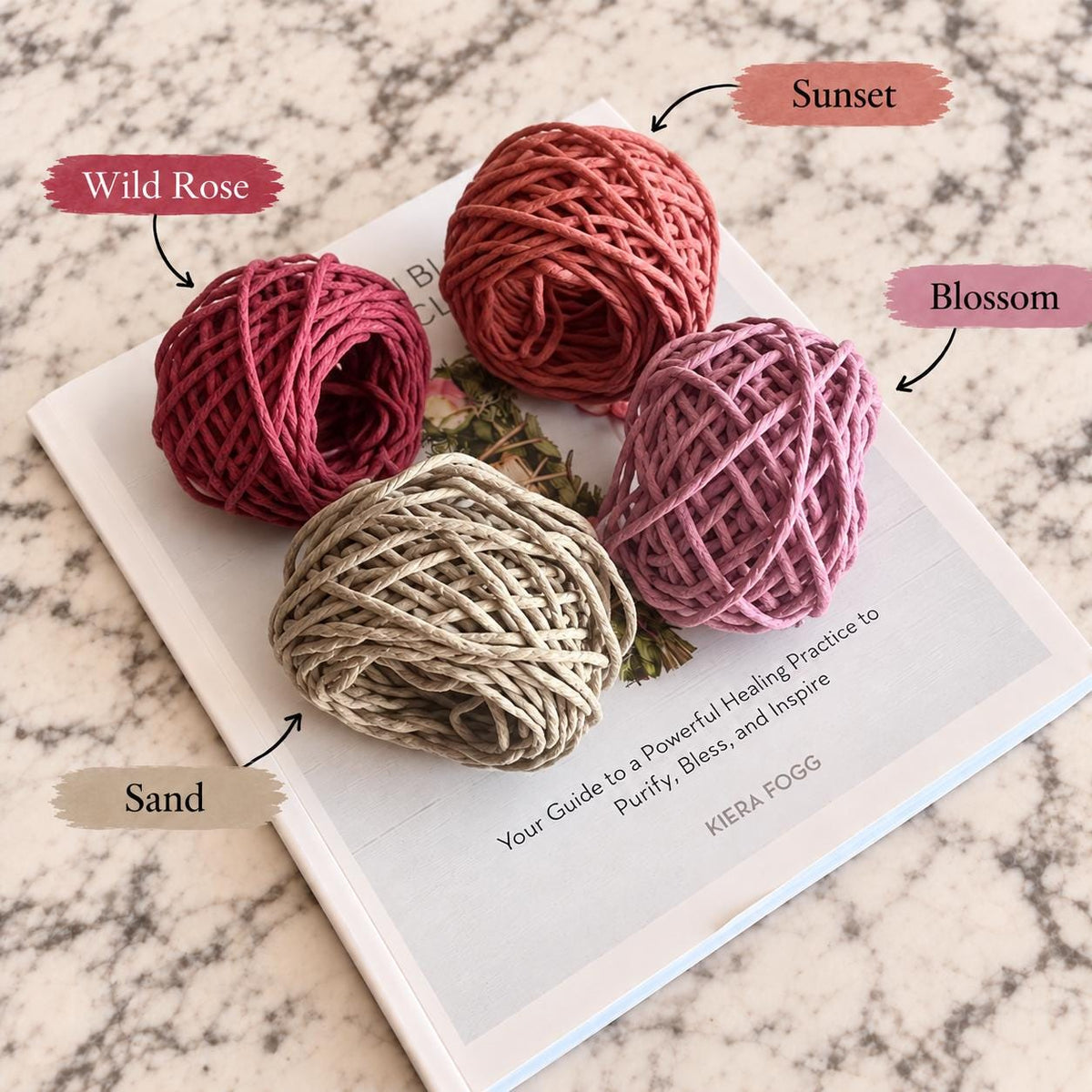 1.5mm Macrame Cord Single Twist – 25 or 50 Ft Mini Spools – Cotton Cord for Earrings, Keychains & Small Crafts