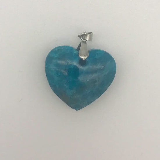 Heart Healing Crystal Pendant with Rose Quartz, Flower Agate, Blue Apatite, Ocean Jasper & Labradorite - Unique Gift for her